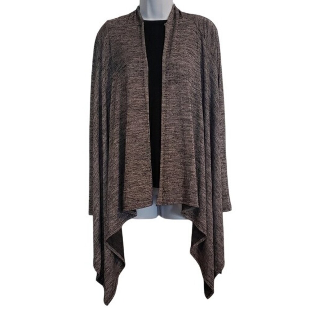 Michael Lauren Cardigan Top Size Small New Gray Stretch Luxury Loungewear Soft